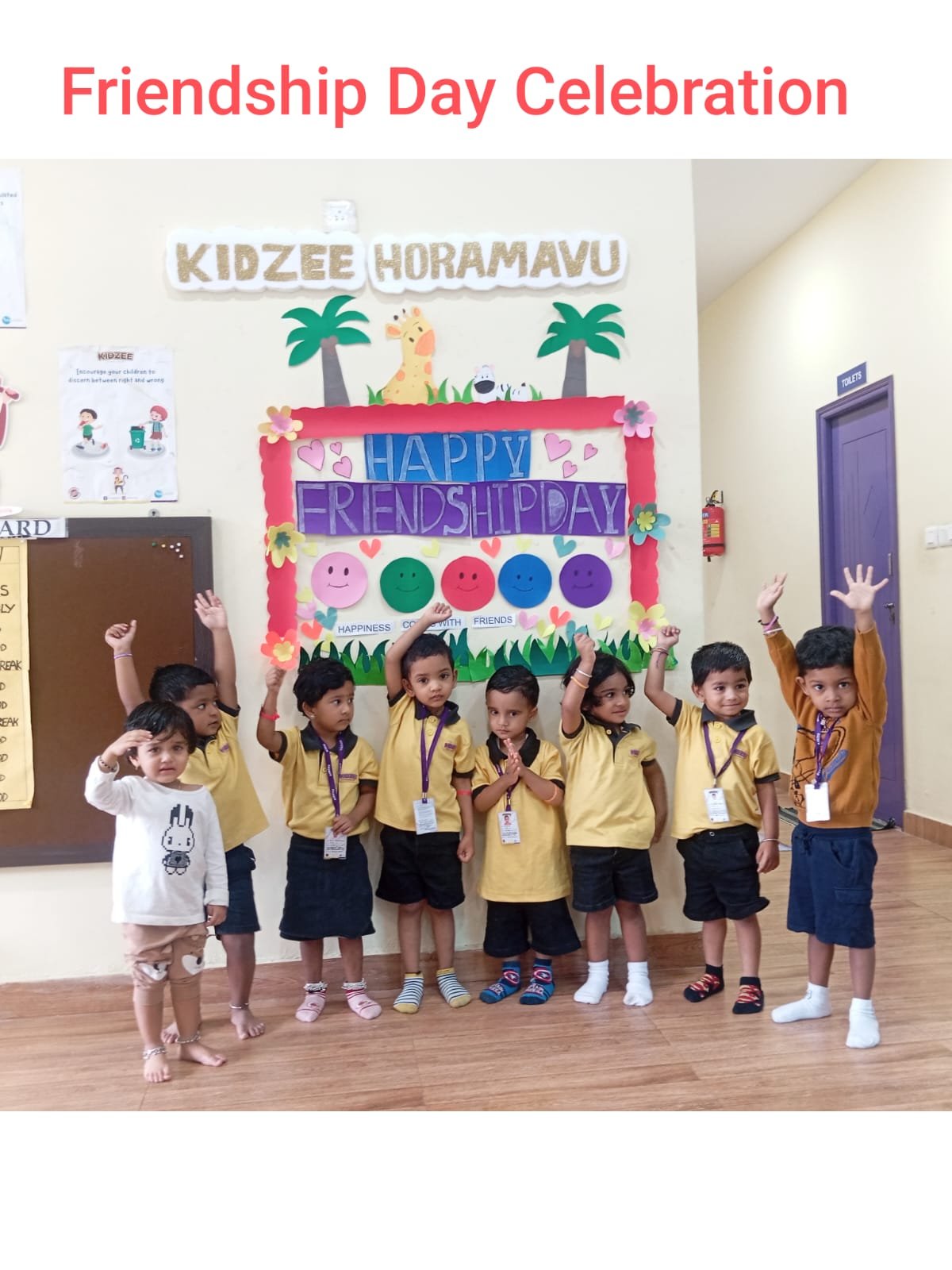 International Day of Friendship at Kidzee Jayanthi Nagar, Horamavu